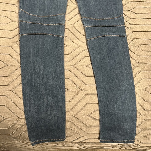 Women’s Vibrant MIU Skinny Moto Jeans Denim Blue Size 5 - Picture 7 of 7